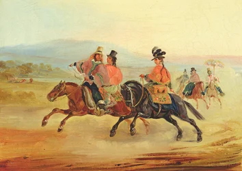 Chilenische Reiter, ca. 1835-36